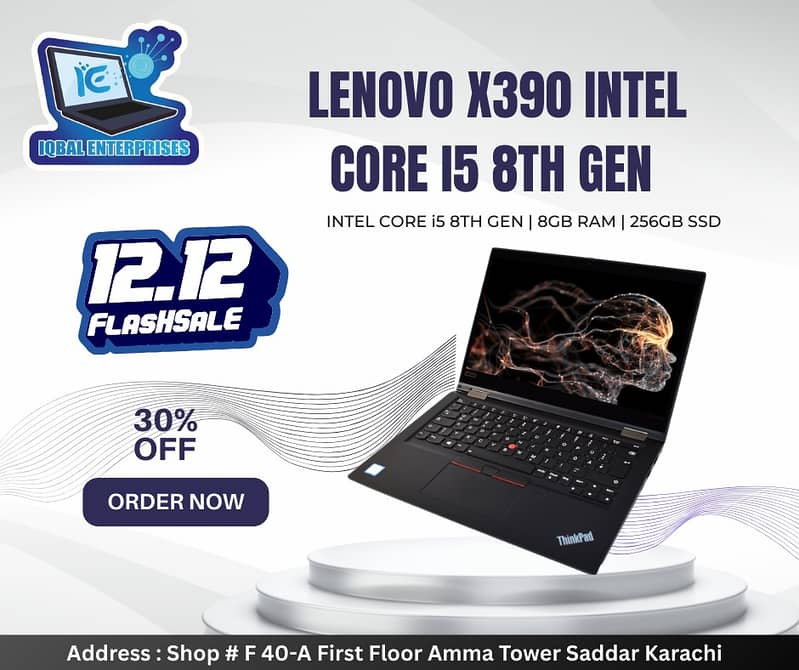 Lenovo X390 – Core i5 8th Gen | 8GB RAM | 256GB SSD | 12.12 Flash Sale

                                                            alt=