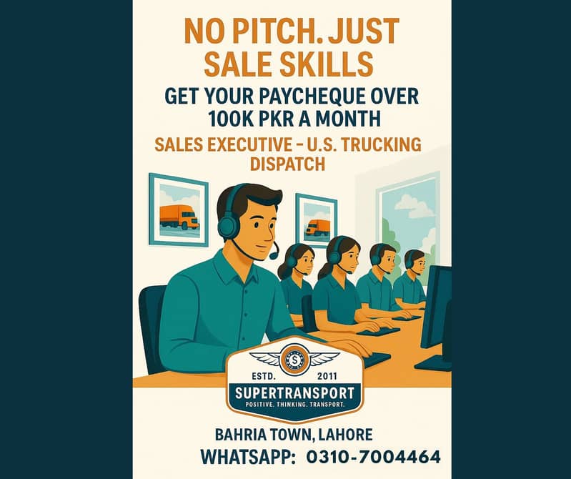 Sales Agents Required For Trucking dispatch || Sales Jobs || Urgent

                                                            alt=