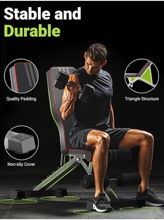 Bench press| Foldable & adjustable  – 16 Guage - 2 years Warranty

                                                            alt=