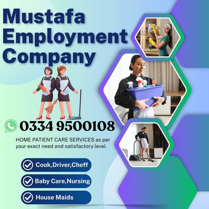 Maids/House Maids/Baby Siter/Driver/Patient Care/Nanny/Helper /Availa

                                                            alt=