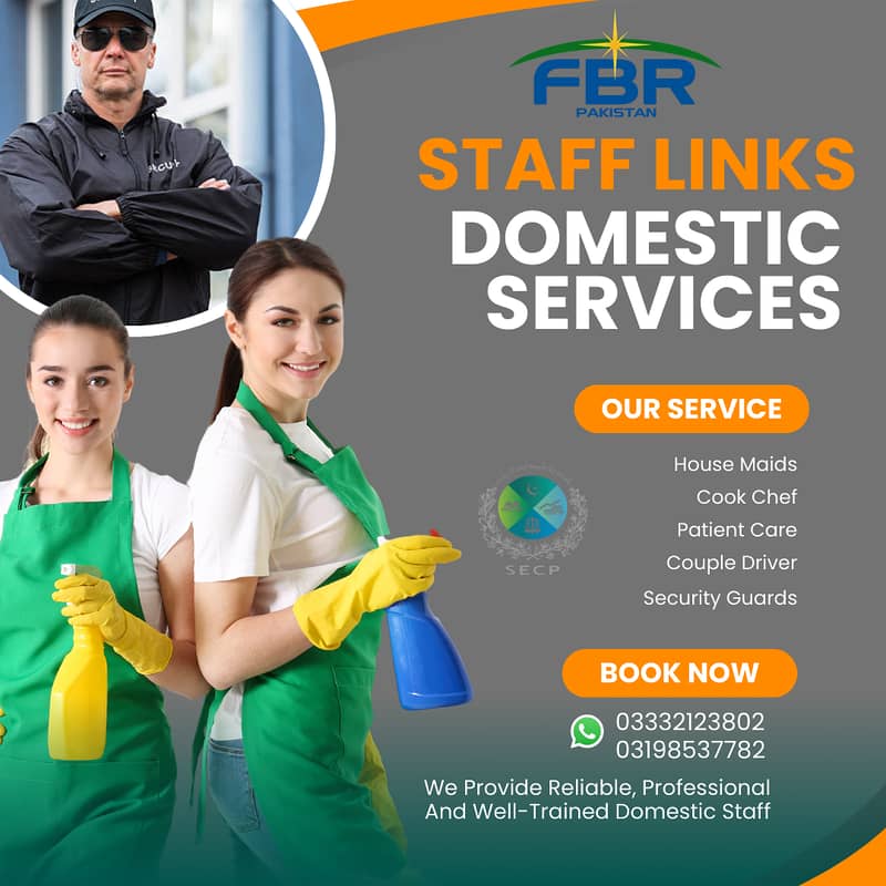 Maids / House Maids / Cook / house chef / Baby Sitter Driver available

                                                            alt=