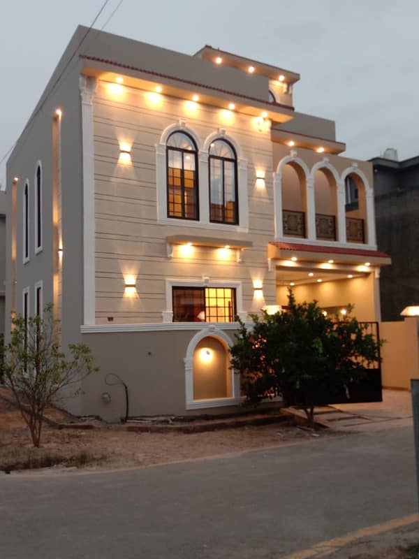 5.75 Marla Brand New Corner House For Sale In Park View City Platinum Block

                                                            alt=