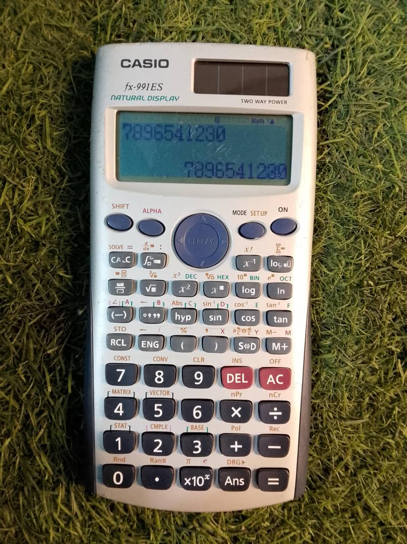 CASIO FX-991ES ORIGINAL SCIENTIFIC CALCULATOR

                                                            alt=
