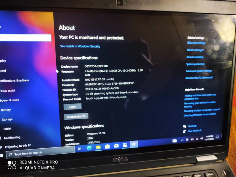 Dell i5 6th Gen 2k Touchscreen A+ Condition

                                                            alt=