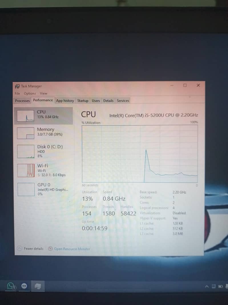 Lenovo Thinkpad T450s  2.20 GHz

                                                            alt=