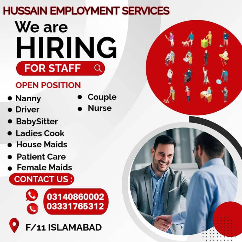 We are hiring for staff

                                                            alt=