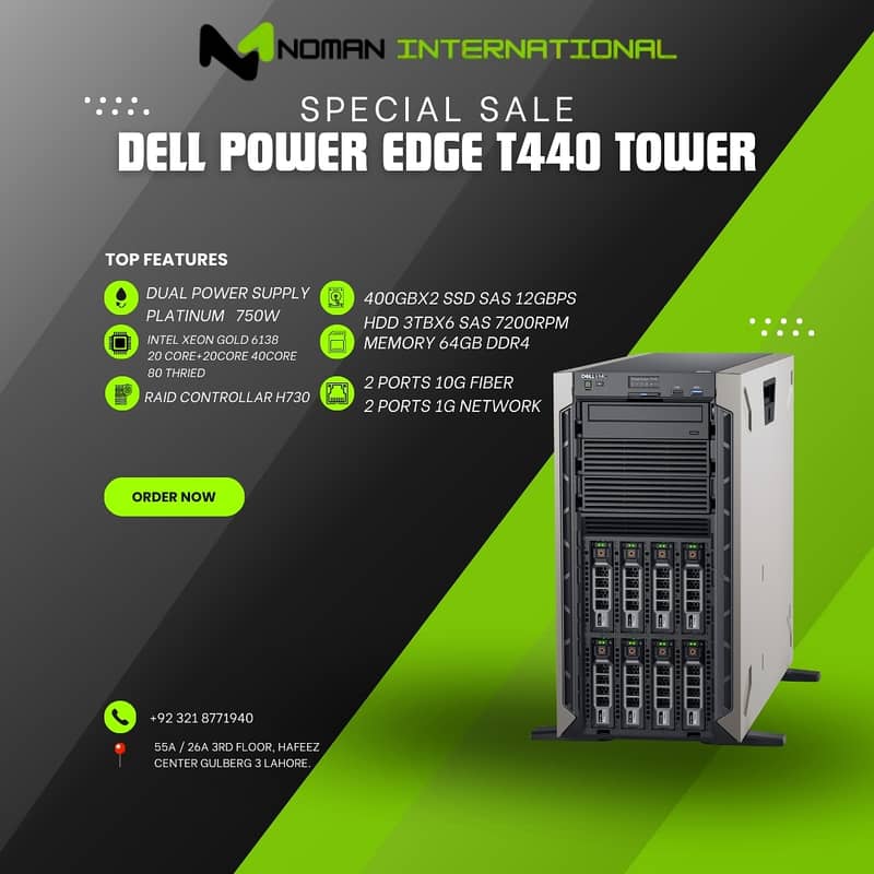 DELL POWER EDGE T440 TOWER MEMORY 64GB DDR4 | Server

                                                            alt=