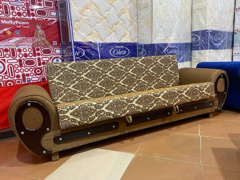 sofa cum bed (2in1)(sofa +bed)(Molty foam )(10 years warranty )

                                                            alt=