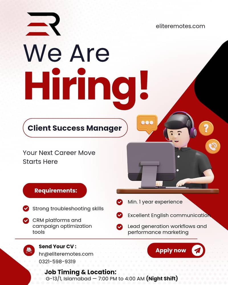 Account Manager. USA based company

                                                            alt=