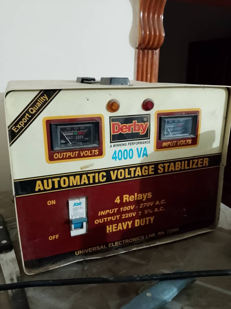 Stabilizer 4000 VA

                                                            alt=