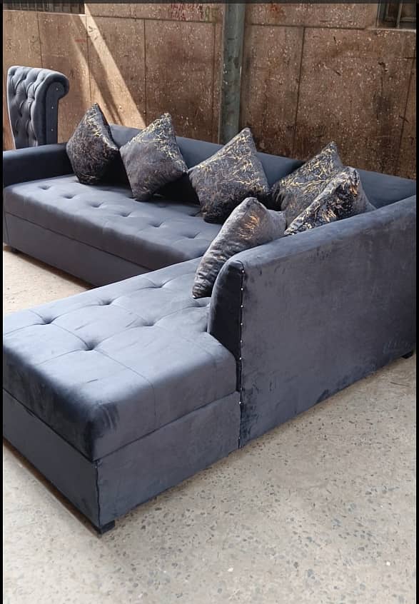 l shape sofa / corner sofa / sofa set / sofa / six seater sofa set

                                                            alt=