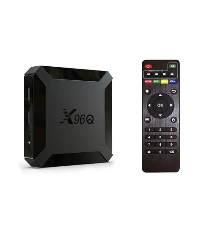 Android Box X96Q Smart 4K TV Device 8GB Ram/128 Rom  (free tv Chennels

                                                            alt=