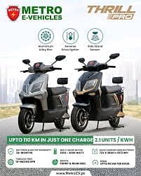 Metro Thrill Pro Electric Scooty Available On Easy Installment Plan

                                                            alt=