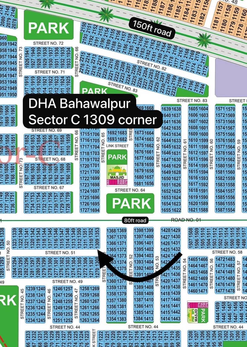 Corner Plot Back Of 80ft Road Available For Sale

                                                            alt=