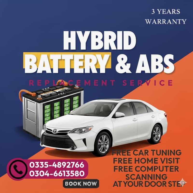 Hybird Battery & Abs For Axio Vezel Aqua CHR - Free Door Step service

                                                            alt=