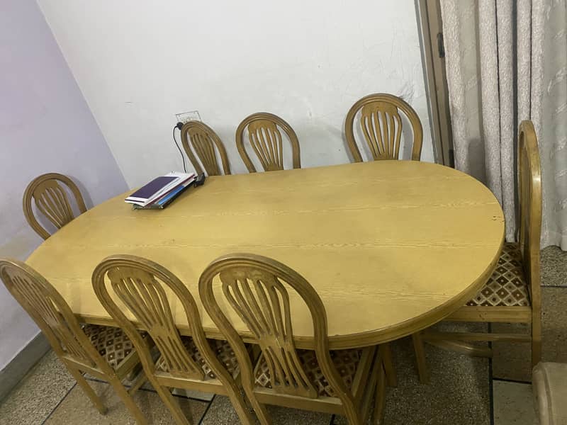 Dinning Table with 8 chairs

                                                            alt=