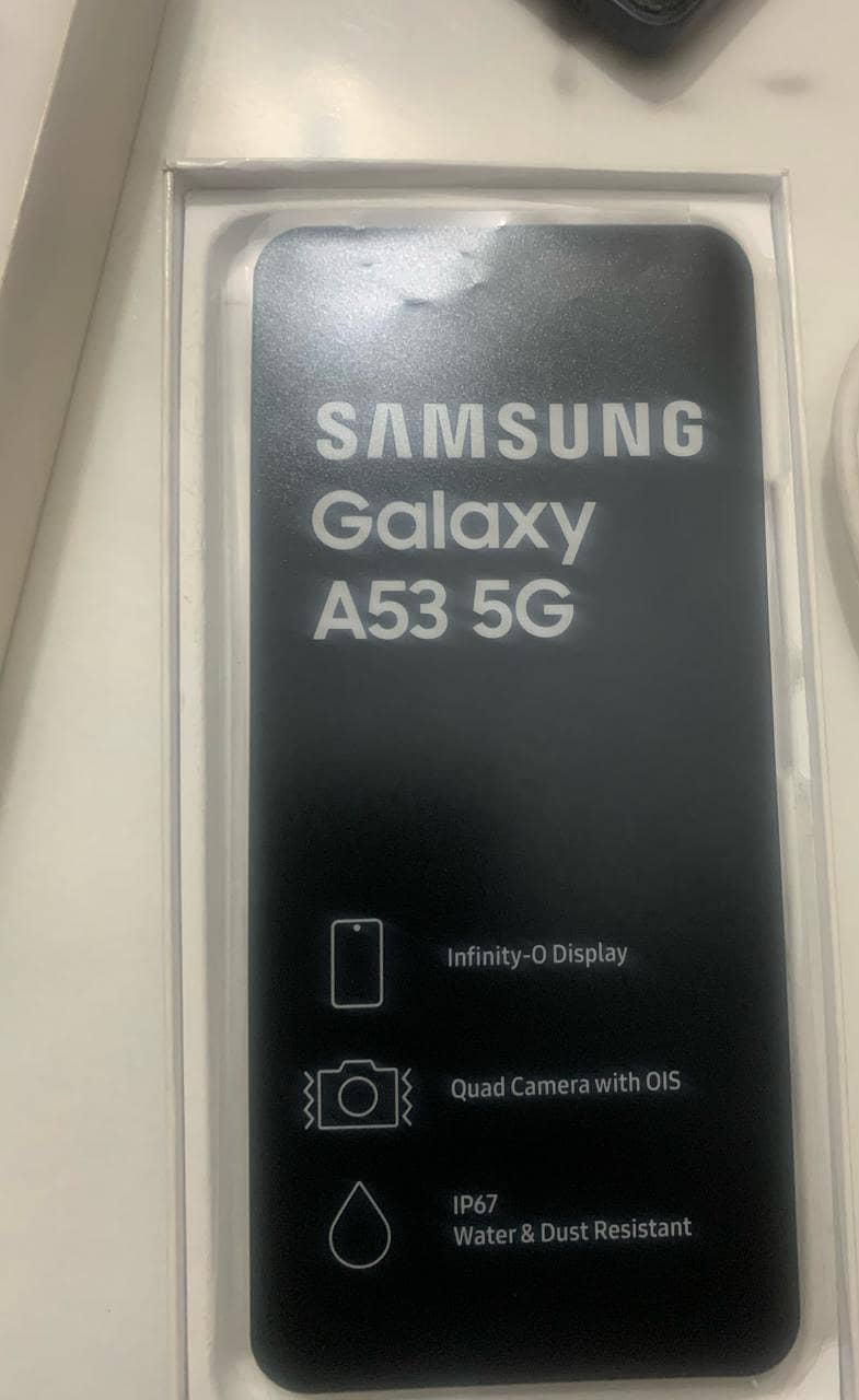 Samsung a53 5g official dual sim  pta approved 8/128

                                                            alt=