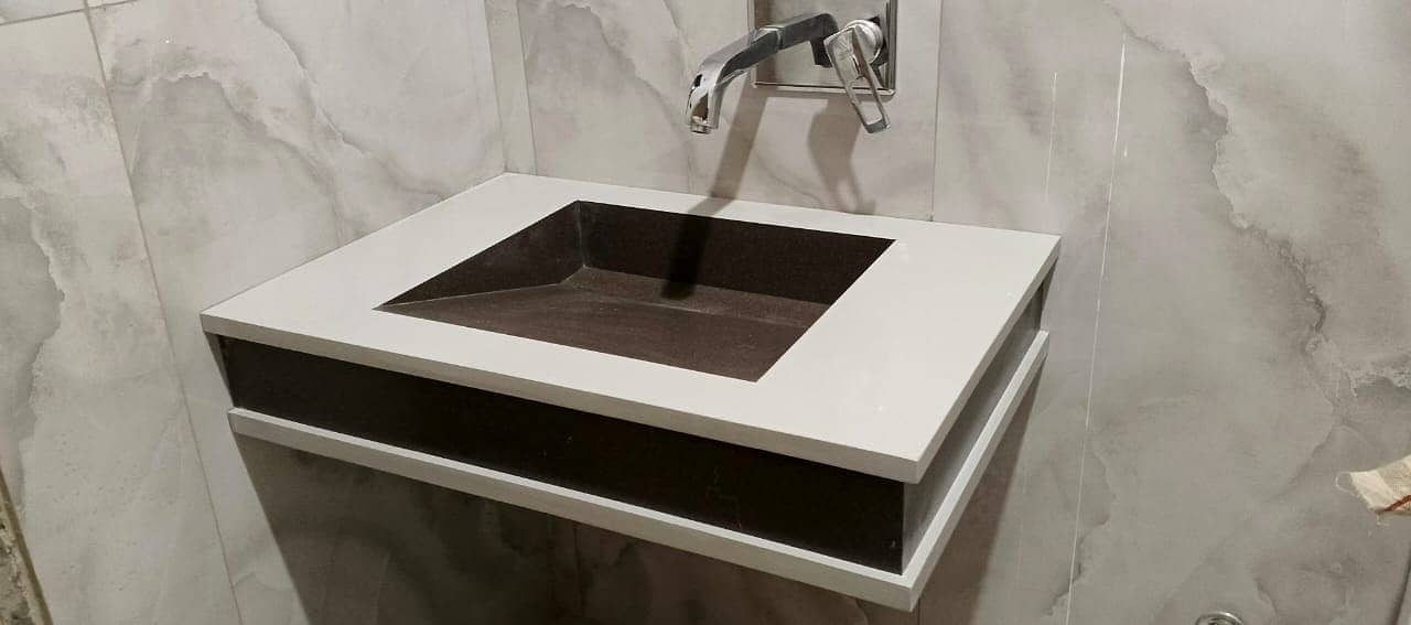Vanity - Kitchen Top - Corian Vanity - Bath Vanity  - Marble Vantiy

                                                            alt=
