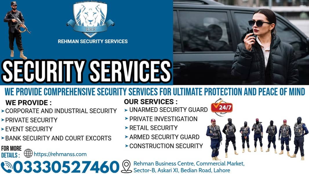 Security Protocol guards / Security Guards Available / Personal Guard

                                                            alt=