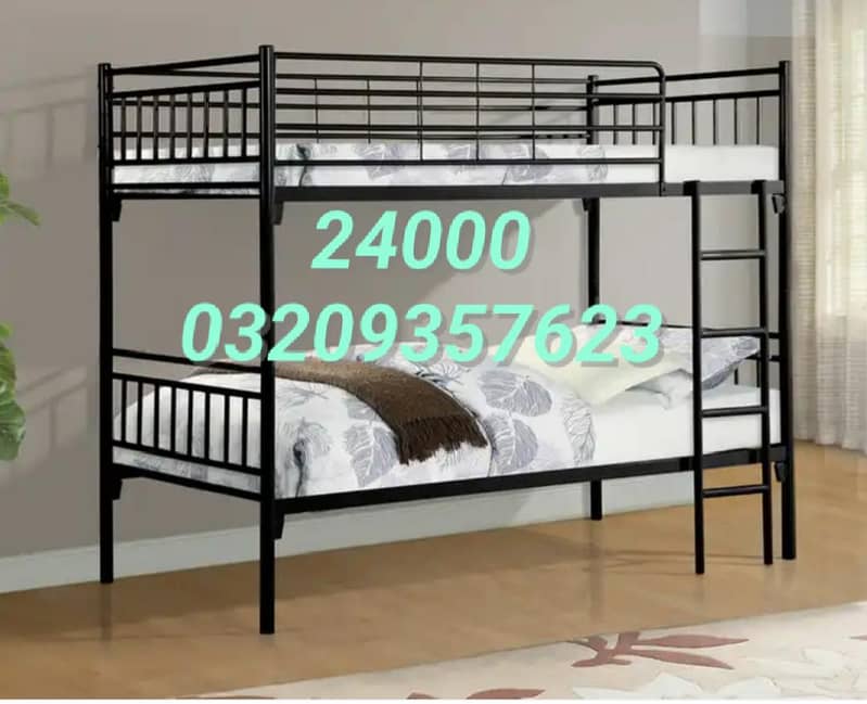 Heavy Iron Bunk Bed | Bunker Double Bed|Steel bed |Kids Bed|Single bed

                                                            alt=