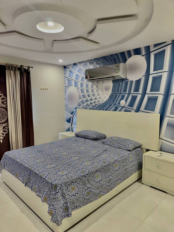 A Beautiful 1 Bed Room Luxury Apartment Rent On Daily Bahria Town Lhr

                                                            alt=