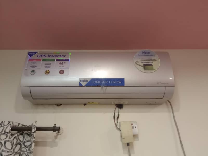 "Haier 1.5 Ton DC Inverter – Heat & Cool, UPS Supported, Excellent"

                                                            alt=