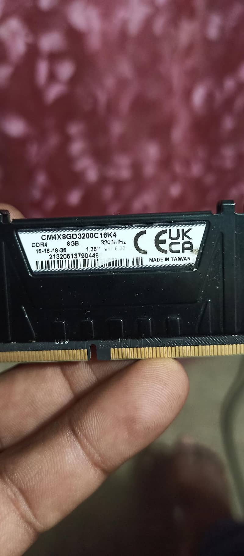 Corsair 3200mhz 8gb single Ddr4 ram available low latancy

                                                            alt=