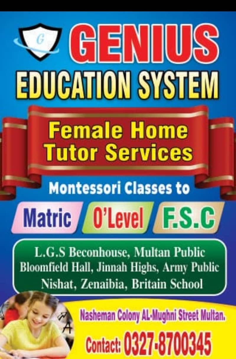 Female Home tutor Available

                                                            alt=