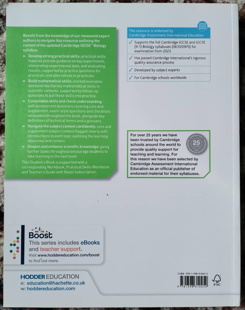 Cambridge IGCSE Biology (0610) Coursebook – 4th Edition

                                                            alt=