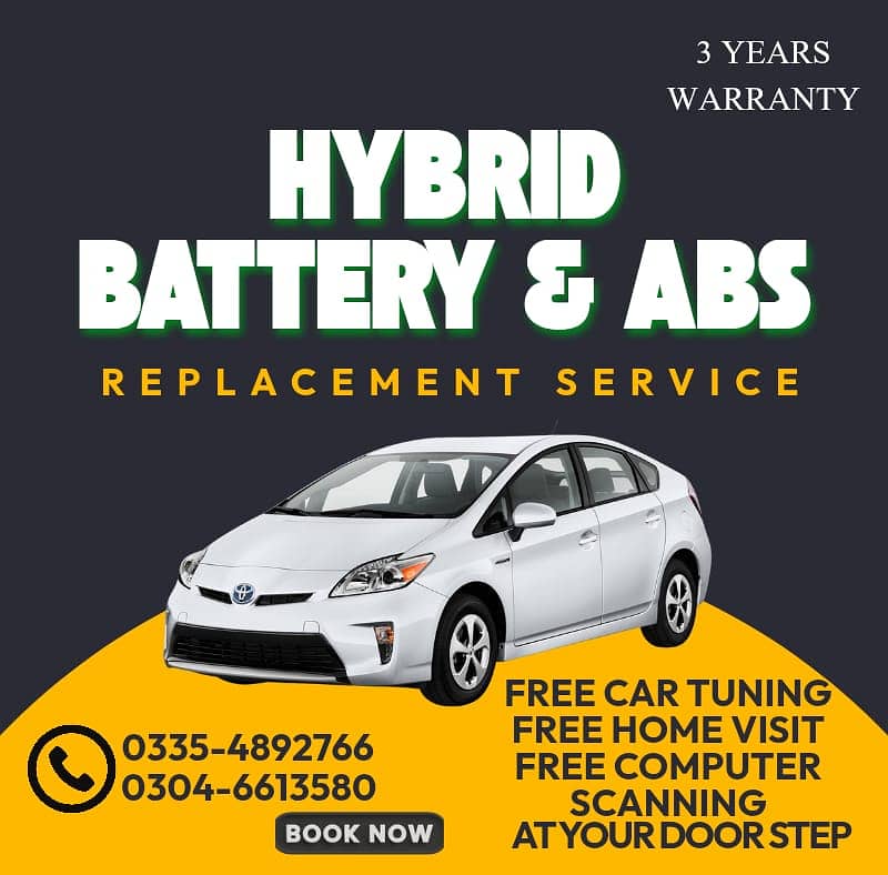 Hybrid Battery & ABS brakes for all cars Free tuning & free door step

                                                            alt=