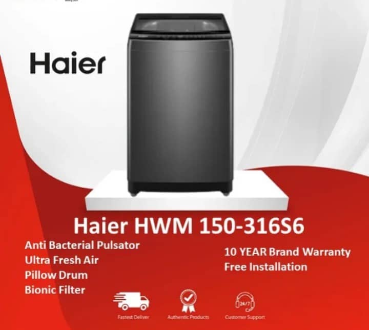 Haier Automatic Washing Machine Available On Easy Installment Plan

                                                            alt=