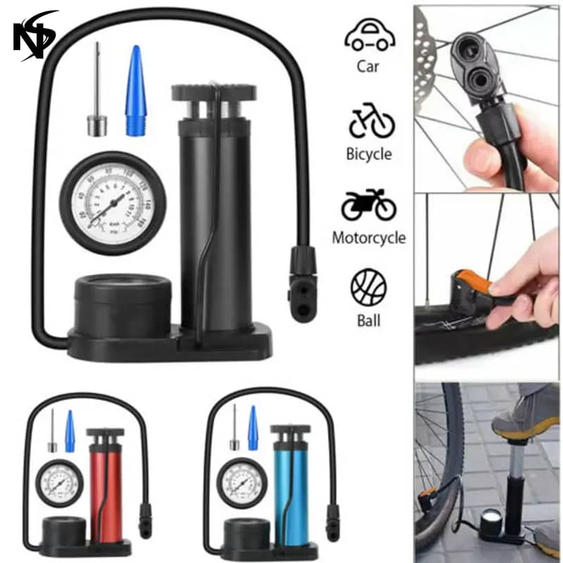 Mini Foot Air Pump with Pressure Gauge 1700 & without Gauge 1300

                                                            alt=