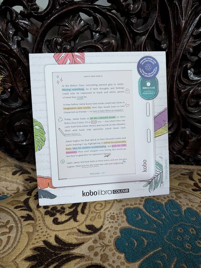 Color Amazon Kindle alternative Kobo Colorsoft - Pin-packed

                                                            alt=