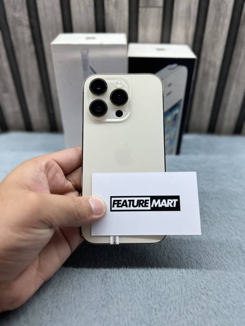 iPhone 14 Pro | 128GB | PTA Approved | 98% Health | Gold

                                                            alt=