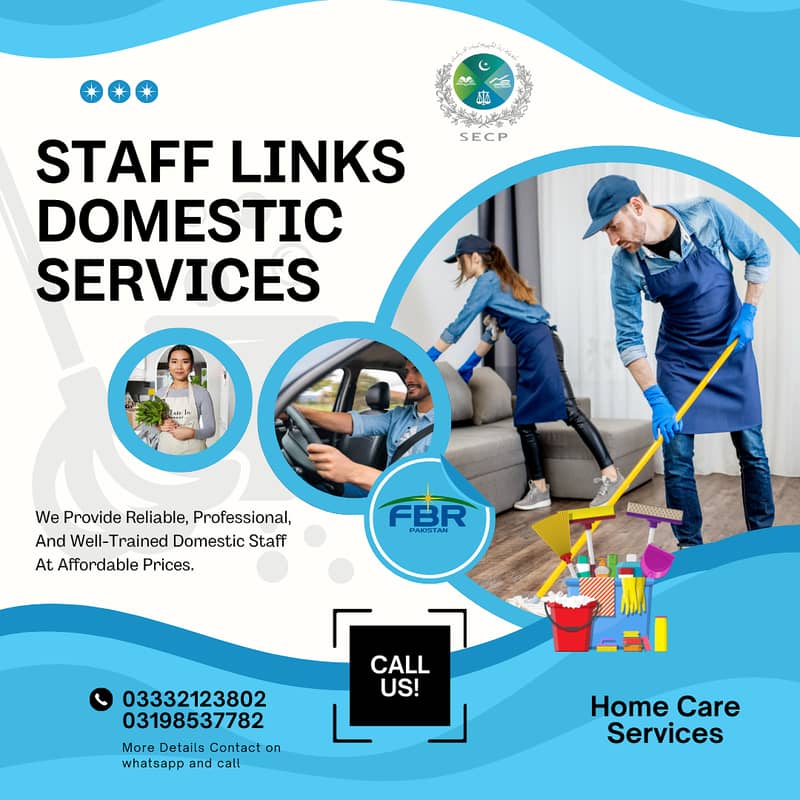 House maid , Baby Sitter, Chef Cook , Couple , Driver , Patient care

                                                            alt=