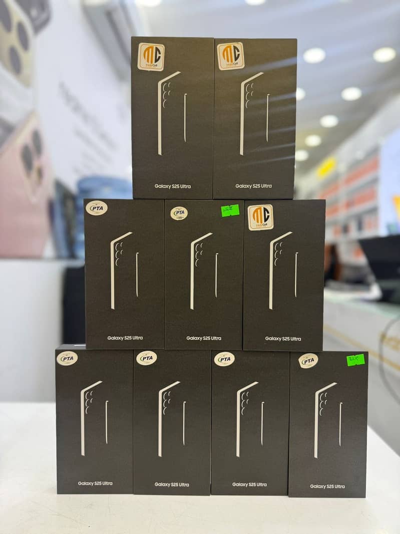 Samsung S25 Ultra 12/256gb, 12/512gb Official PTA Approved Box Pack

                                                            alt=