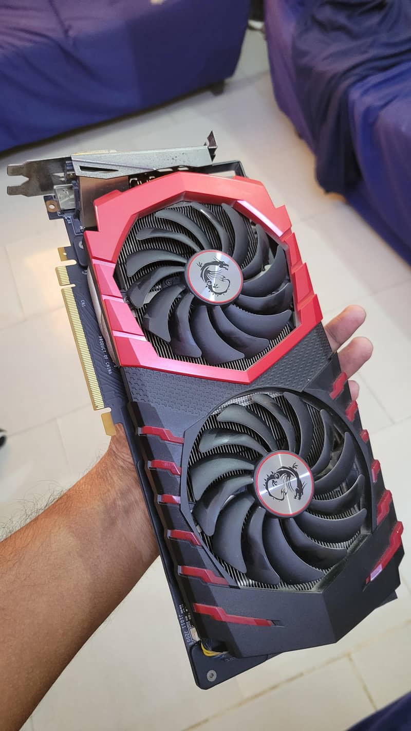 Nvidia GTX 1060 6GB MSI Gaming x

                                                            alt=