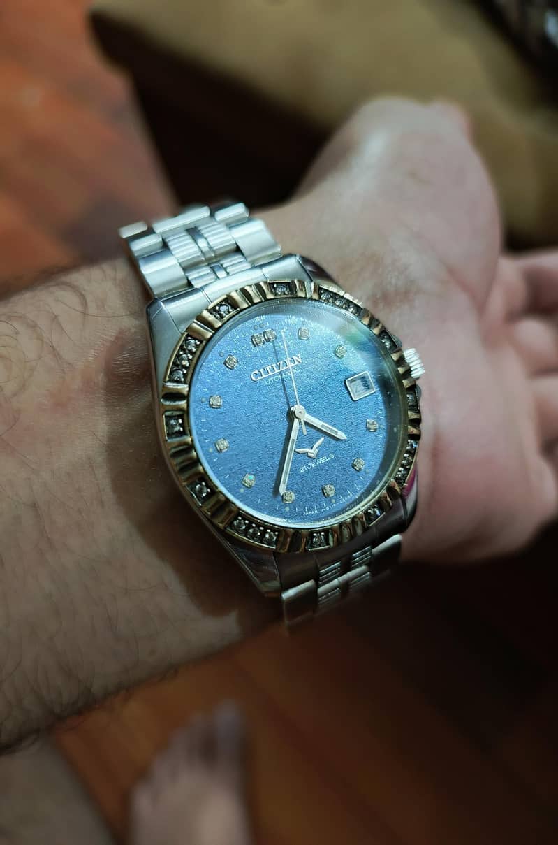 CITIZEN AUTOMATIC DIAMOND ORIGINAL WATCH JAPAN

                                                            alt=