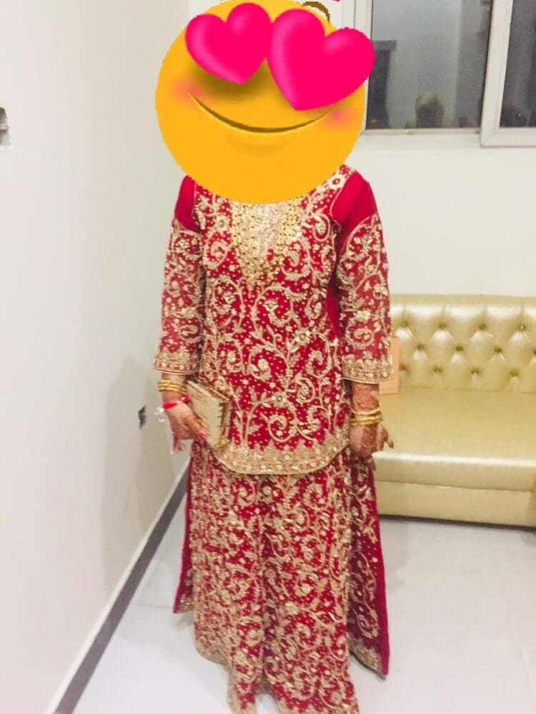 Bridal lehenga heavy work

                                                            alt=