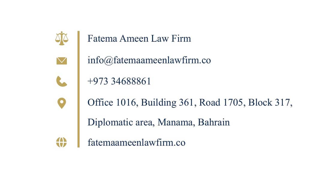 Company Formation Services by Fatema Ameen Law Firm in Bahrain

                                                            alt=