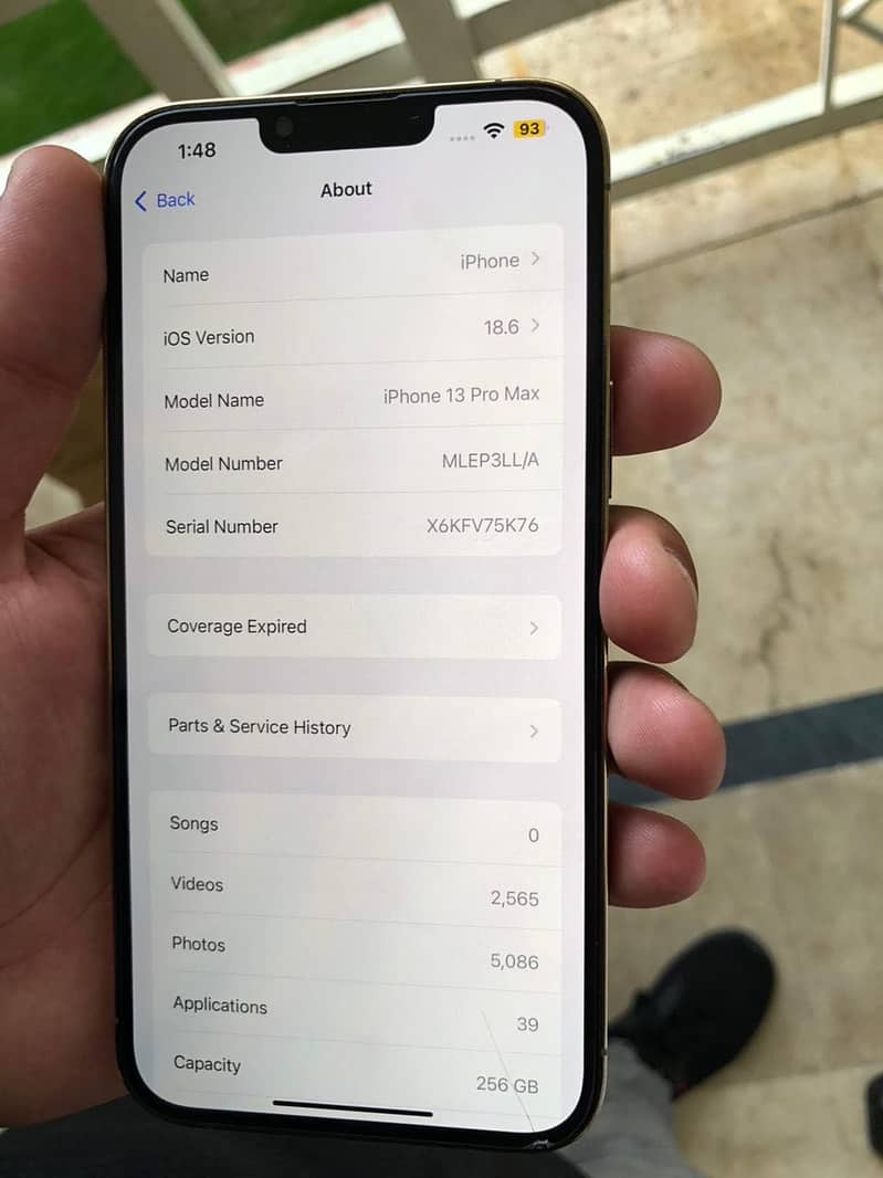 13 Pro max JV 256 gb - 81% battery health

                                                            alt=