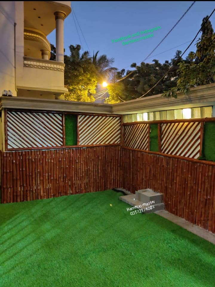 Bamboo Partitions/Bamboo Wall/Jafri Shade Wood Works/Tents/Shade/huts

                                                            alt=