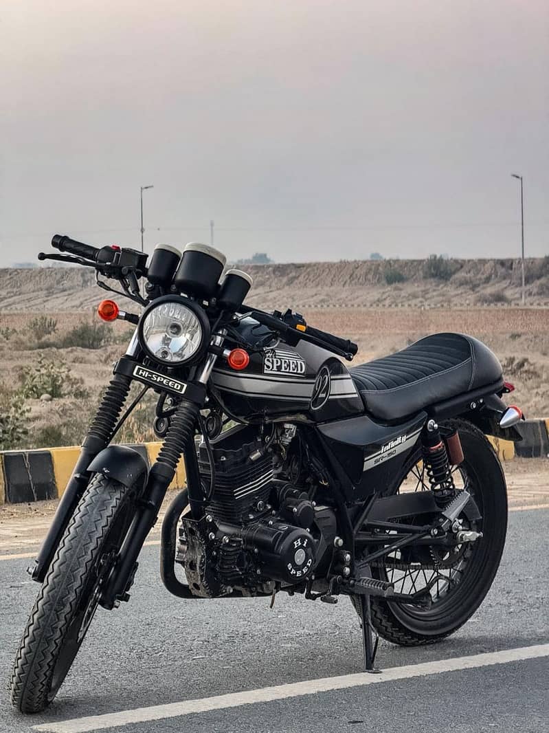 High Speed Infinity SR150 – Only 3000 km | 9.5/10 Condition

                                                            alt=