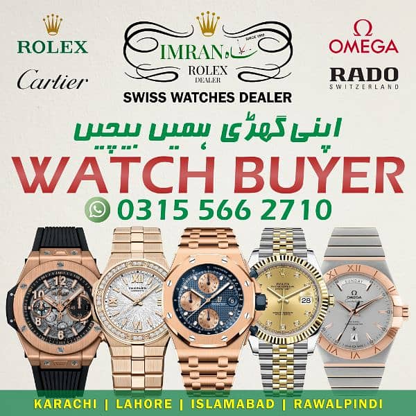 VINTAGE WATCHES BUYER | Rolex Cartier Omega Chopard Rado Piaget Zenith

                                                            alt=