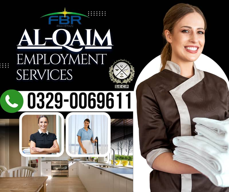 Maids / House Maids / cook / House chef / Baby Sitter maid available

                                                            alt=