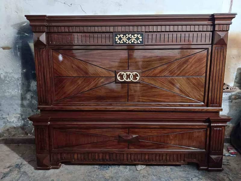 bed / bed set / beautiful design side tables & Dressing table

                                                            alt=