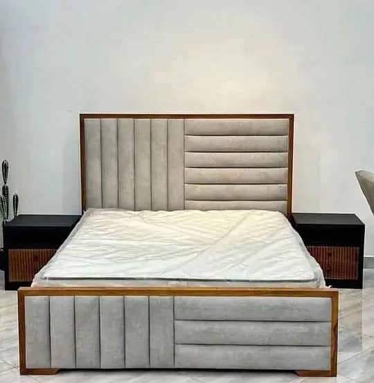 Bed /Poshish Bed /Double Bed/king Size Bed/Bed Dressing Side Table

                                                            alt=