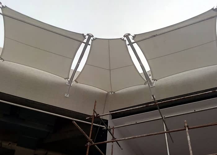Tensile wall mounted / Sun shade / Pvc shade / Hyper shed / Canopy

                                                            alt=