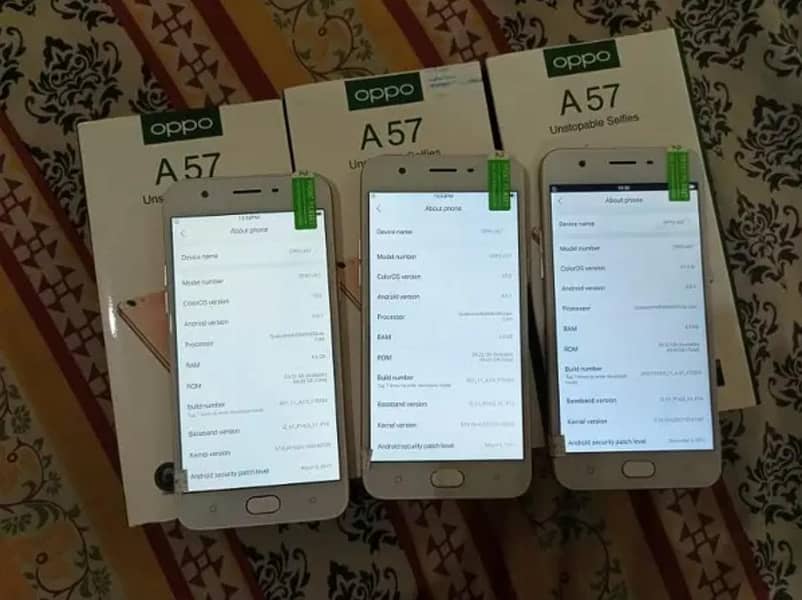Oppo A57 With box and charger 4/64 , PTA LIFETIME, No open no repair

                                                            alt=