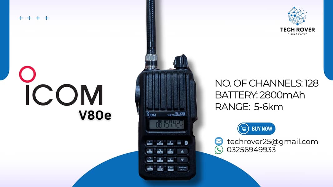 Walkie talkie ,Motorola, kenwood Samsung | Wirless Set | icom V80e

                                                            alt=